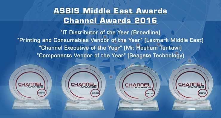 ASBIS Middle East was named the “IT Distributor of the Year (Broadline)” while Mr. Hesham Tantawi