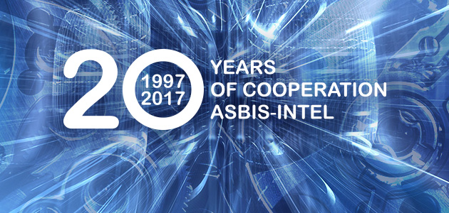 ASBIS is proud to celebrate 20 years of long-term reliable partnership with Intel
