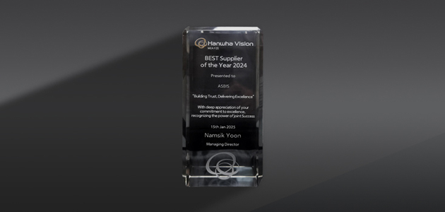 ASBIS Middle East has garnered the prestigious title of “Best Supplier of the Year 2024” from Hanwha Vision