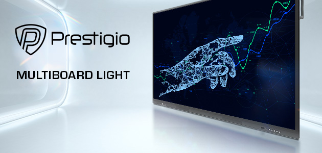 Prestigio Multiboard Light is the latest addition to the brand's interactive panel portfolio. Thanks to the new Multiboards