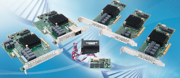 Adaptec by PMC is pleased to announce seven new adapters to the Adaptec family.