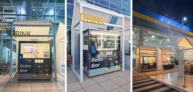 The first AROS 24/7 ROBO BAR has officially opened on Yas Island
