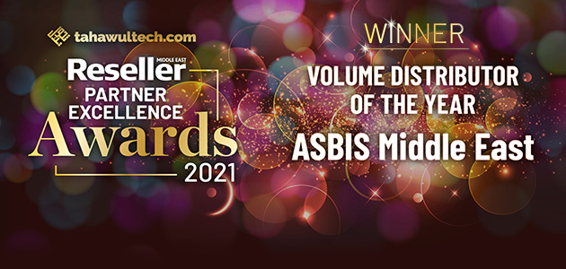 ASBIS Middle East has received the prestigious Reseller Middle East Partner Excellence Awards 2021 in the category of Volume Distributor of the Year.
