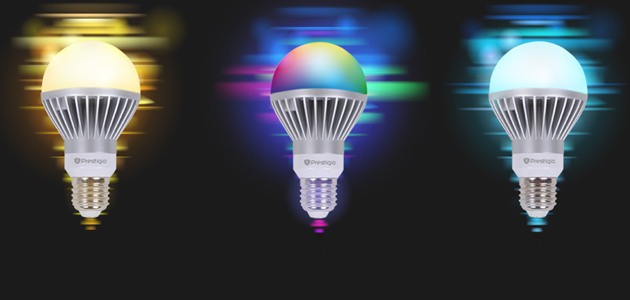 Prestigio is delighted to introduce a series of innovative products with the concept of Smart Home — wirelessly controlled LED bulbs with adjustable brightness